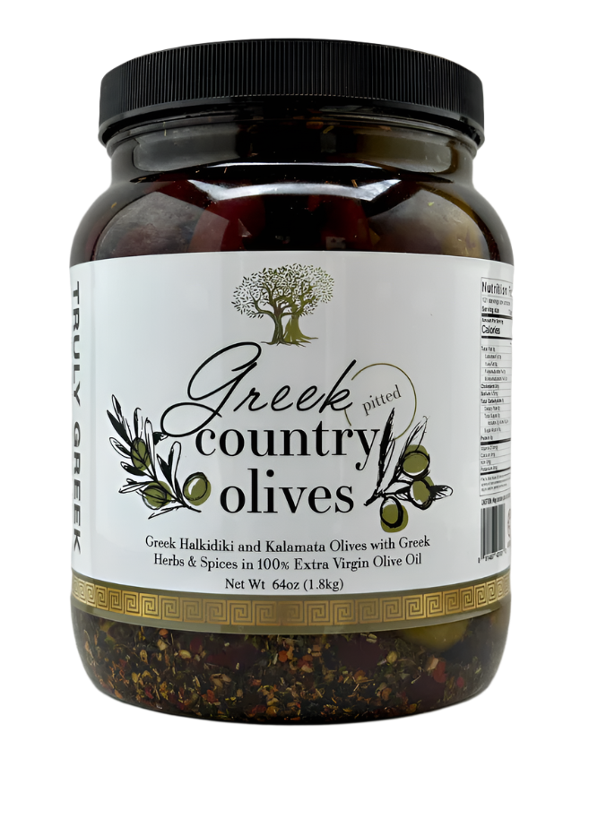 Greek Country Olive Mix - 1/2 Gallon - Gabrielle's Biloxi