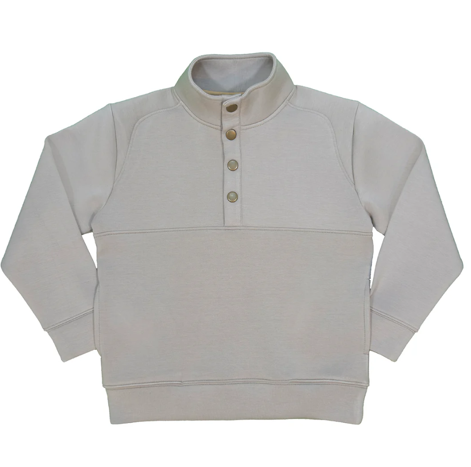 Saltwater Boys Pierce Pullover - Khaki - Gabrielle's Biloxi