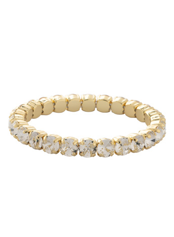 Sorrelli 8-inch Sienna Stretch Bracelet - Crystal - Gabrielle's Biloxi