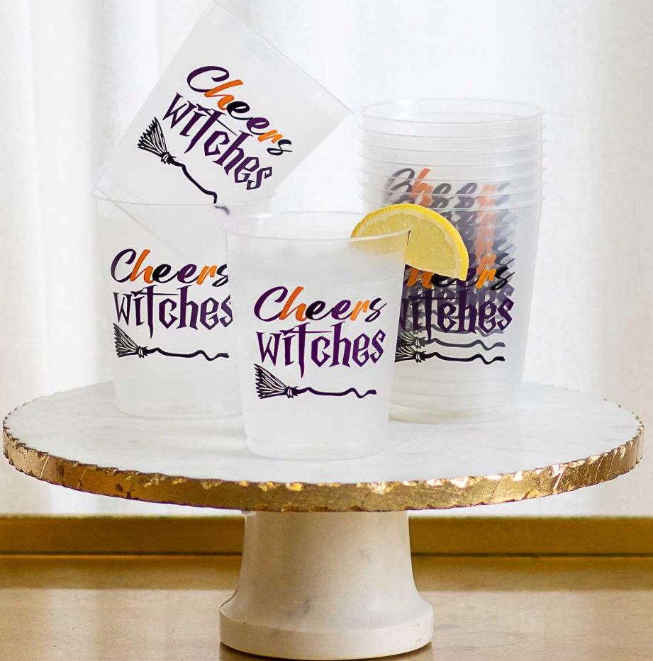 Cheers Witches Party Frosted Cups - Gabrielle's Biloxi