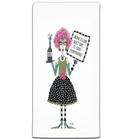 Wine is Like Towel - Gabrielle's Biloxi