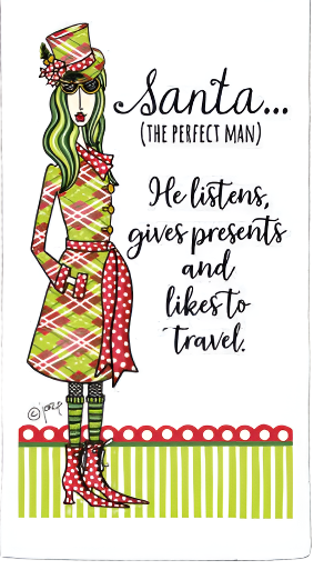 Santa, The Perfect Man Towel - Gabrielle's Biloxi