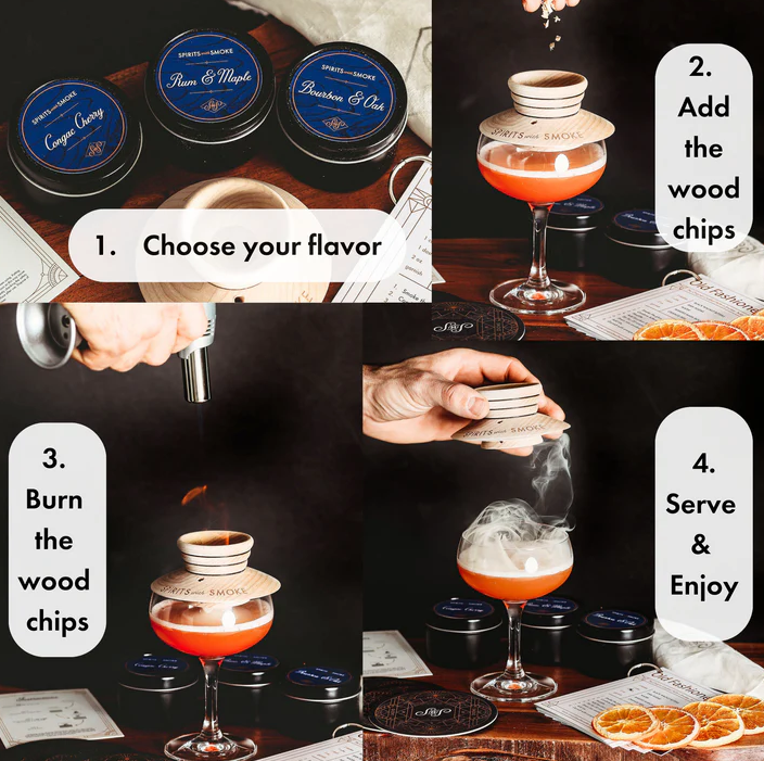 Spirits with Smoke Smoking Saucer Set - Gabrielle's Biloxi