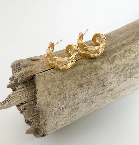 Small Chain Link Earring - Gabrielle's Biloxi
