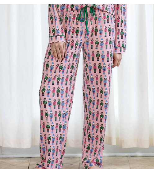 Nutcracker March Sleep Pants - Light Pink/Multi - Gabrielle's Biloxi