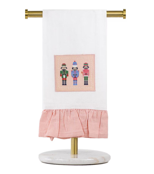Nutcracker March Ruffle Hand Towel - 20 x 28 - Gabrielle's Biloxi