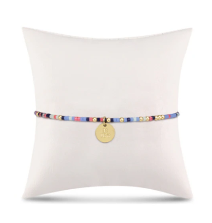 egirl Hope Unwritten Bracelet - Don't Be Crabby - be you. Small Gold Disc - Gabrielle's Biloxi