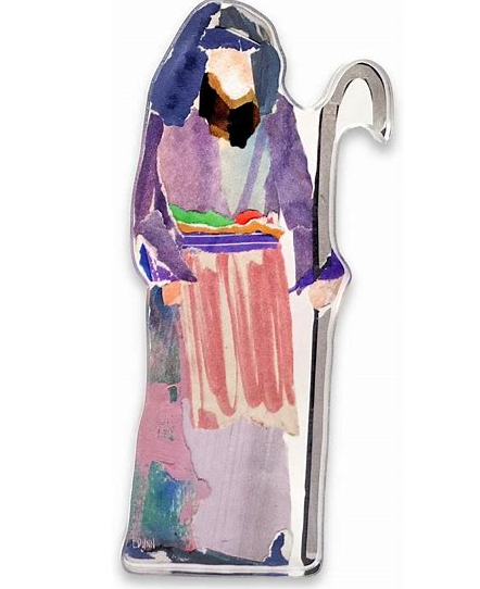 Lauren Dunn Acrylic Nativity Shepherd 2 - Gabrielle's Biloxi