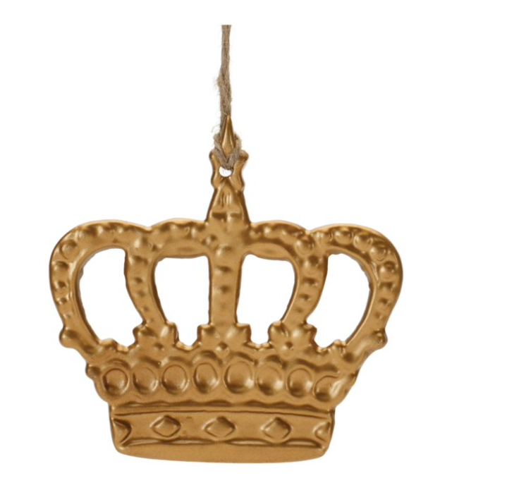 Gold Crown Ornament - Gabrielle's Biloxi