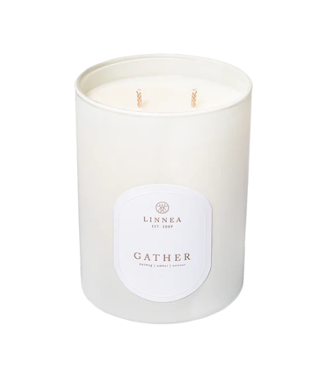 Linnea Gather Large 2-wick Candle - Gabrielle's Biloxi