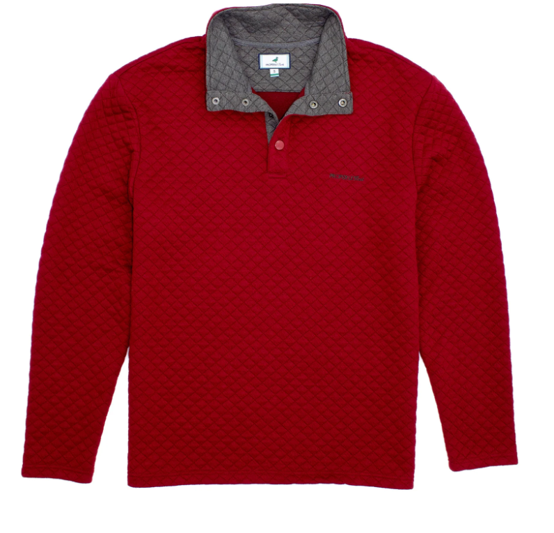 Properly Tied Club Pullover - Wine - Gabrielle's Biloxi