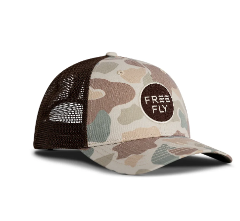 Free Fly Camo Trucker Hat - Vintage Camo - Gabrielle's Biloxi