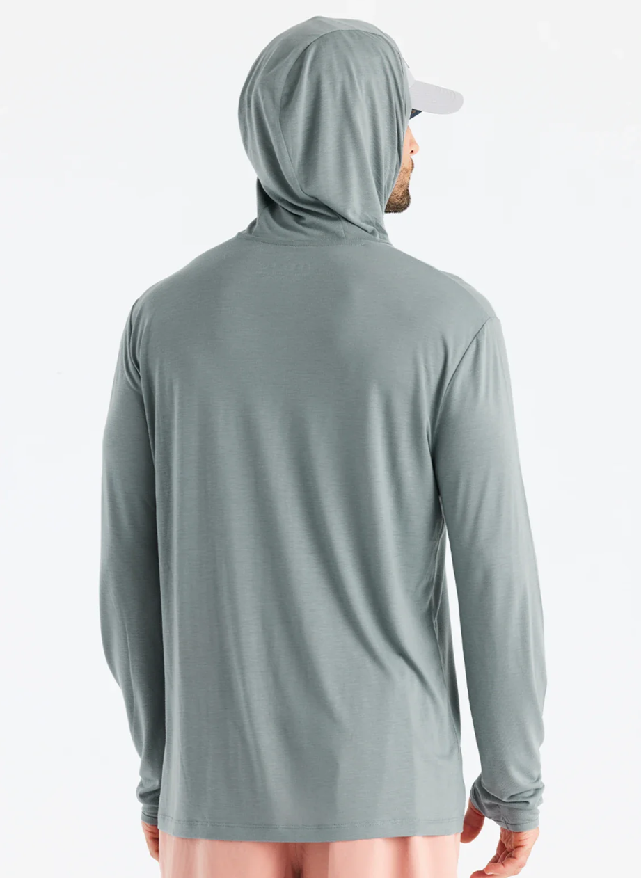 Free Fly Men's Bamboo Lightweight Hoodie - Slate - Gabrielle's Biloxi