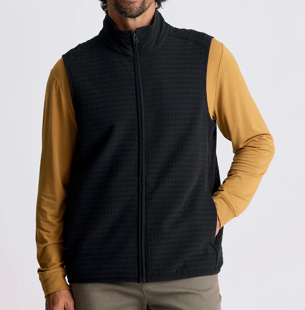 Free Fly Gridback Fleece Vest - Black - Gabrielle's Biloxi
