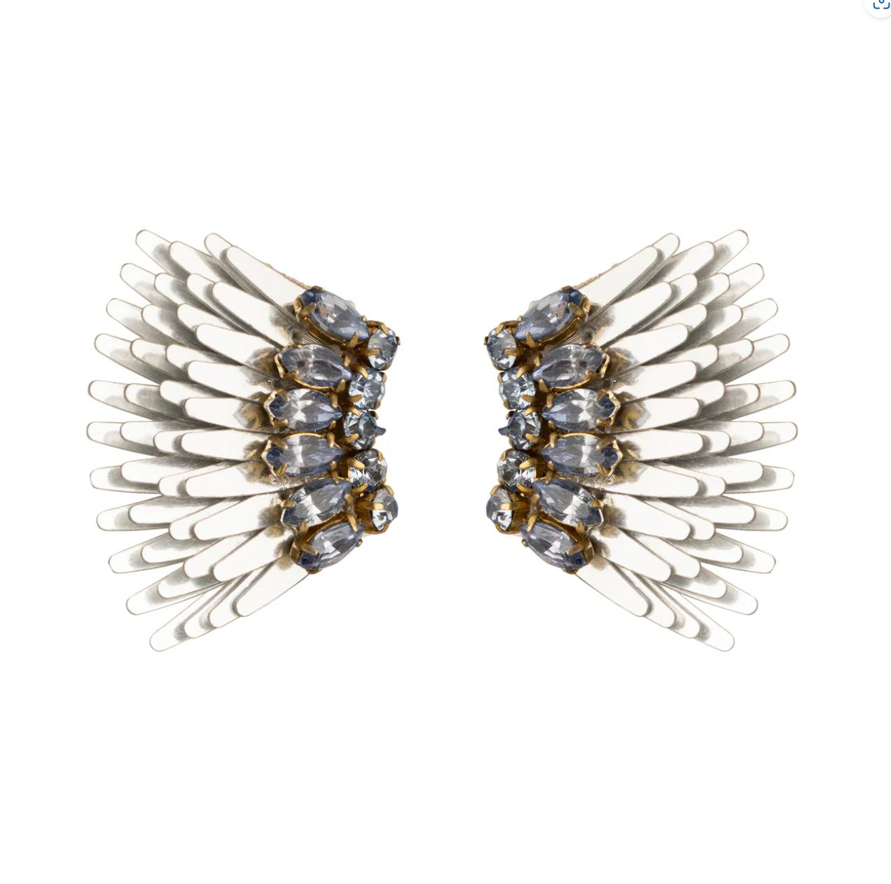 Mignonne Gavigan Micro Madeline Earrings - Grey/Silver - Gabrielle's Biloxi