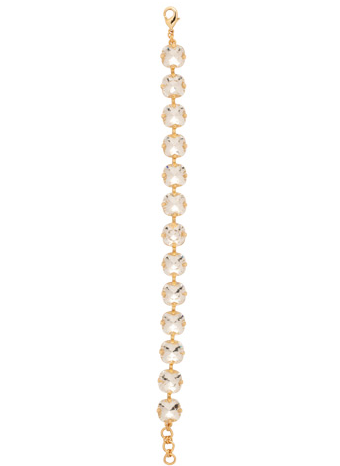 Sorrelli Halcyon Tennis Bracelet - Bright Gold Crystal - Gabrielle's Biloxi