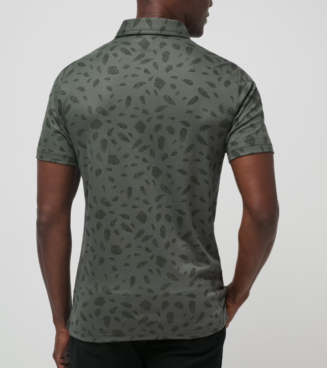 Travis Mathew Magma Melt Polo - Dark Olive - Gabrielle's Biloxi