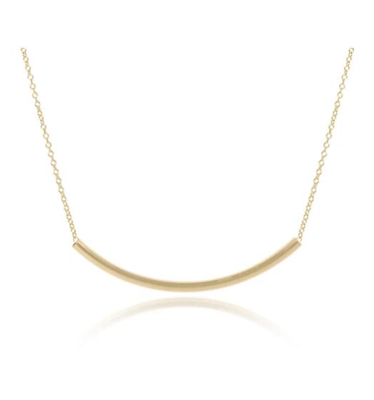 ENewton 16" Necklace Gold - Bliss Bar Gold - Gabrielle's Biloxi