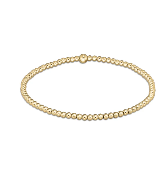 ENewton Classic Gold 2.5mm Bead Bracelet - Gabrielle's Biloxi