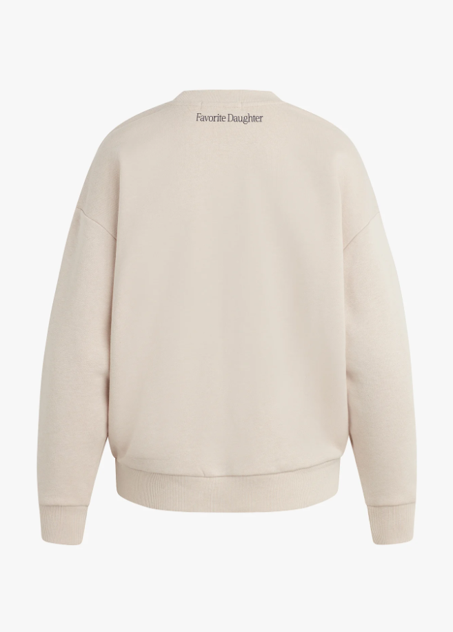 Favorite Daughter Mom of the Year Sweatshirt - Heather Oatmeal - Gabrielle's Biloxi
