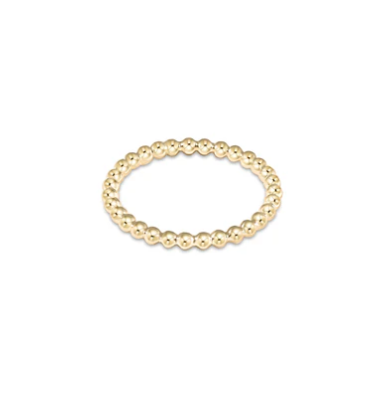 ENewton Classic Gold 2mm Bead Ring - Gabrielle's Biloxi
