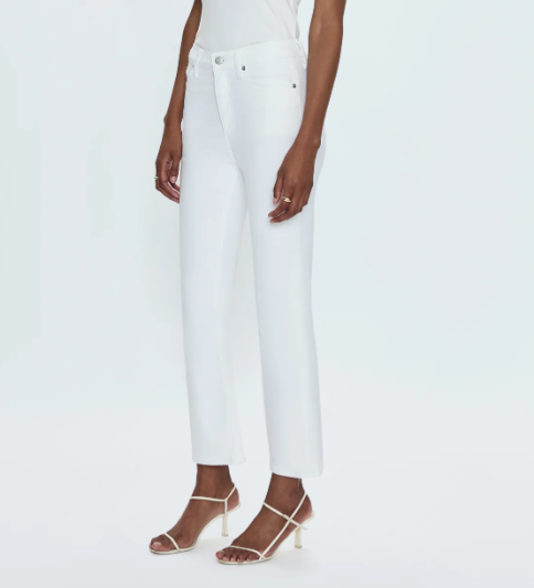 Pistola Lennon High Rise Crop Boot - Vivid White - Gabrielle's Biloxi