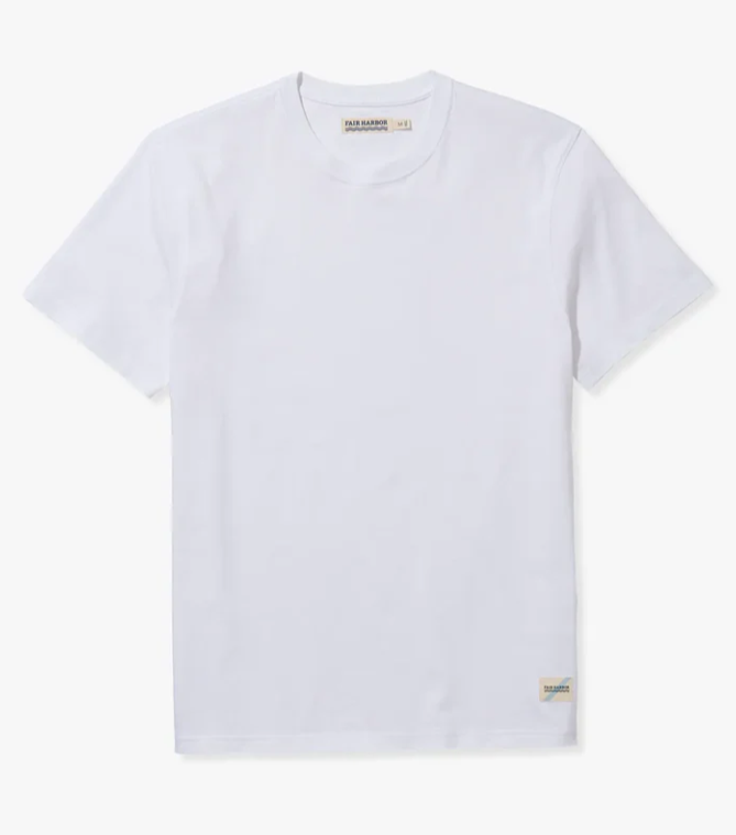 Fair Harbor The Saltaire Short Sleeve Tee - White - Gabrielle's Biloxi