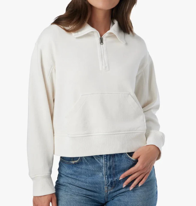 Fair Harbor Womens The Saltaire Half-Zip - Ivory - Gabrielle's Biloxi