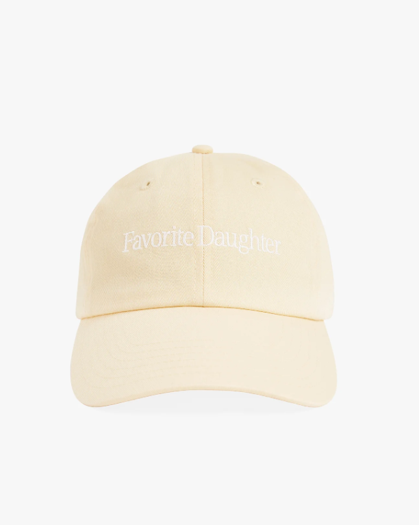 Favorite Daughter Classic Logo Baseball Hat - Buttercream - Gabrielle's Biloxi