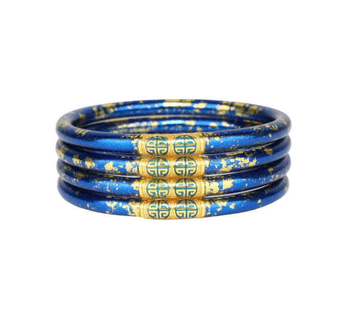 BuDhaGirl KOI Saffir All Weather Bangles - Set of 4 Medium - Gabrielle's Biloxi