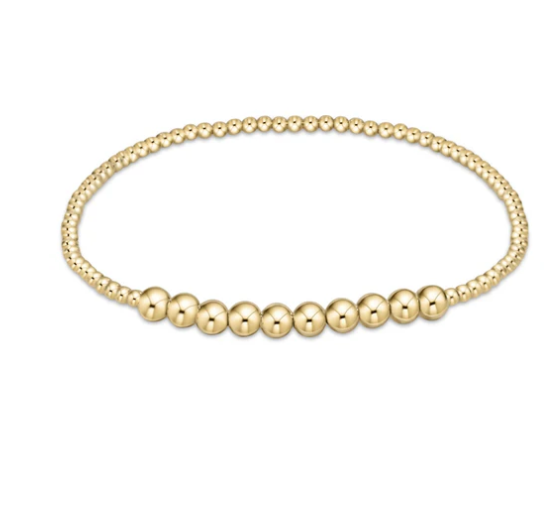 ENewton Classic Gold Beaded Bliss 2mm Bead Bracelet - 4mm Gold - Gabrielle's Biloxi