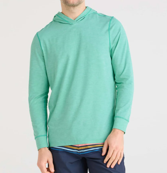 Saxx Droptemp All Day Cooling Hoodie - Mint Heather - Gabrielle's Biloxi