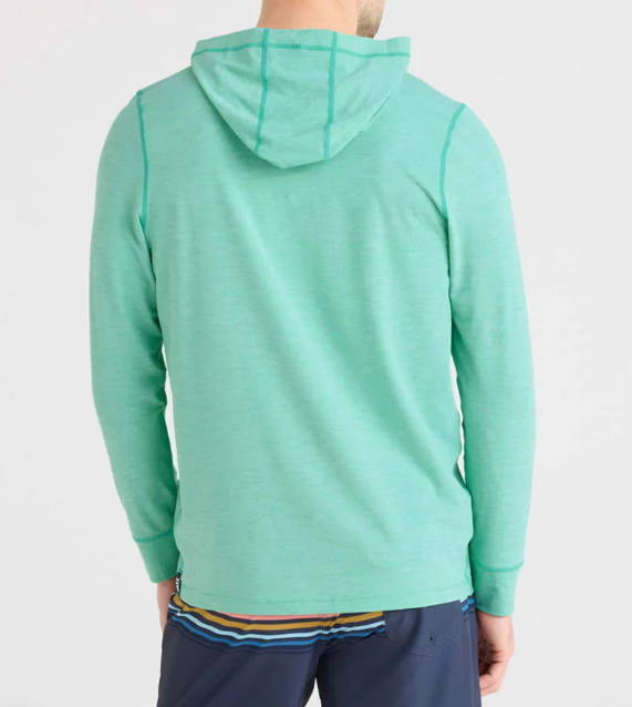 Saxx Droptemp All Day Cooling Hoodie - Mint Heather - Gabrielle's Biloxi