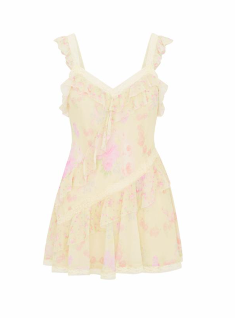 Love Shack Fancy Serima Dress - Sunny Pop - Gabrielle's Biloxi
