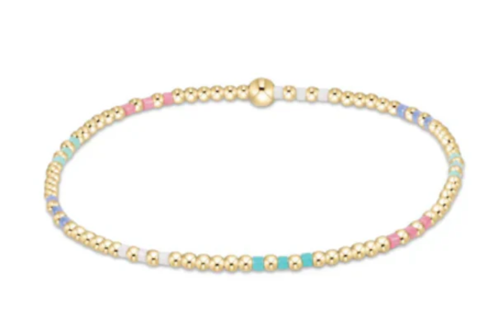 ENewton Hope Joy Pattern 2mm Bead Bracelet - Hot Mess SS25 - Gabrielle's Biloxi