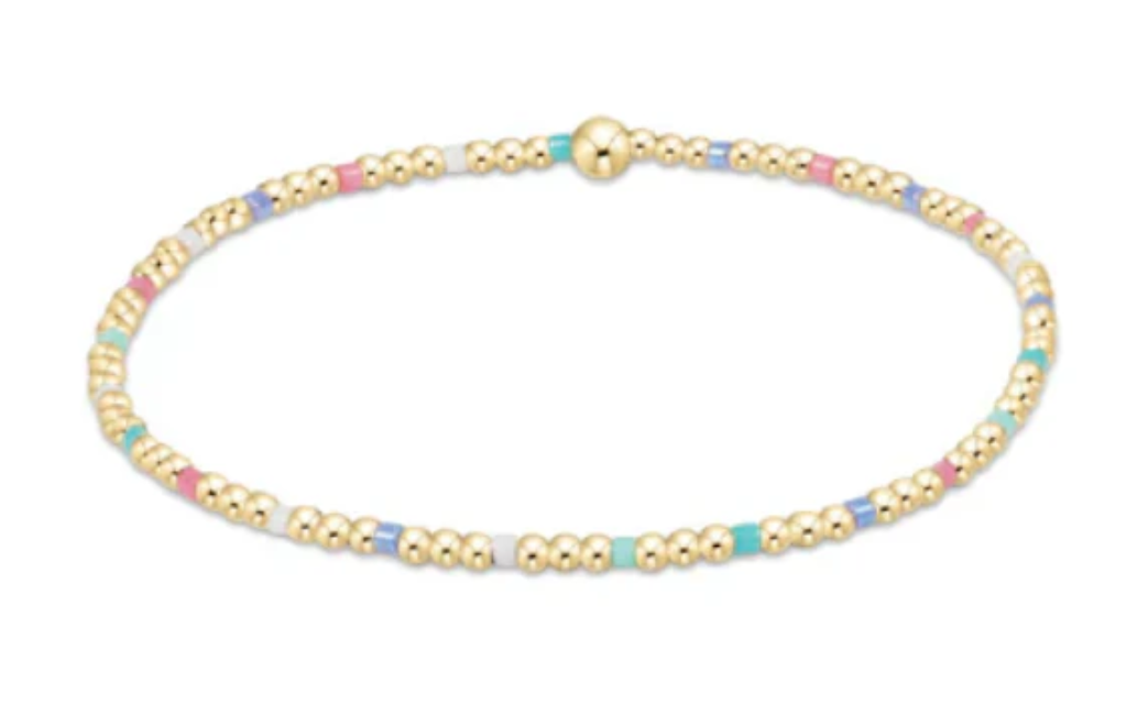 ENewton Hope Sincerity Pattern 2mm Bead Bracelet - Hot Mess SS25 - Gabrielle's Biloxi
