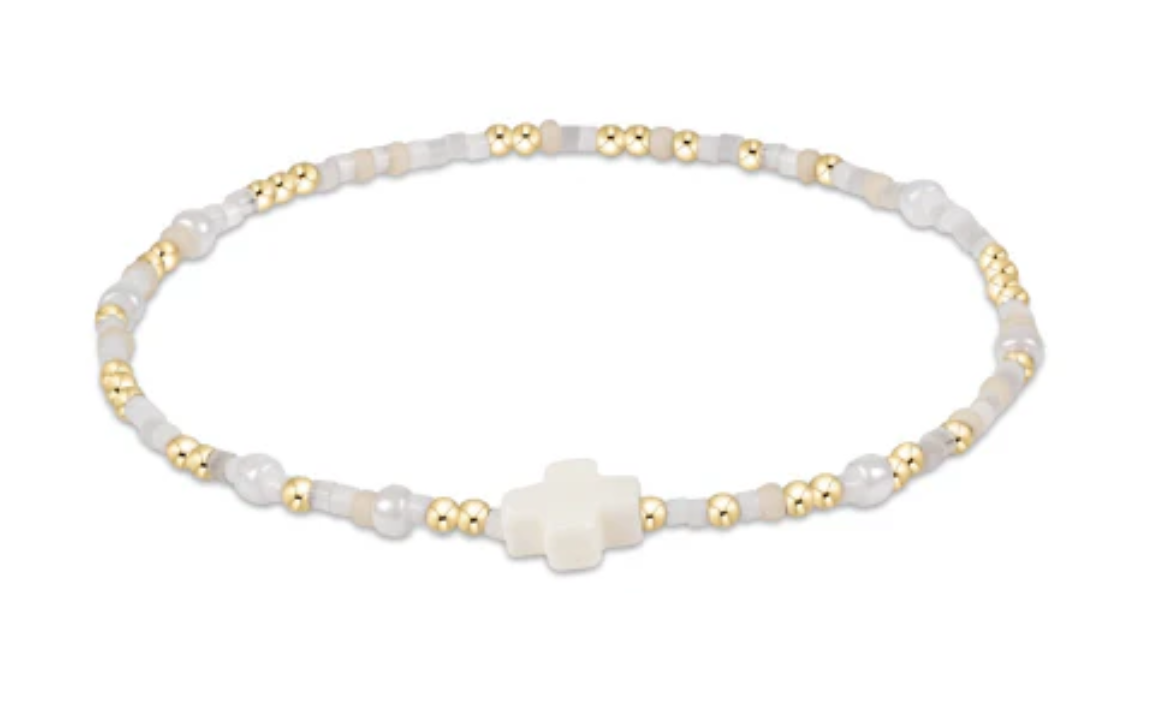 ENewton Hope Unwritten Signature Cross Bracelet - Call Me on My Shellphone - Gabrielle's Biloxi