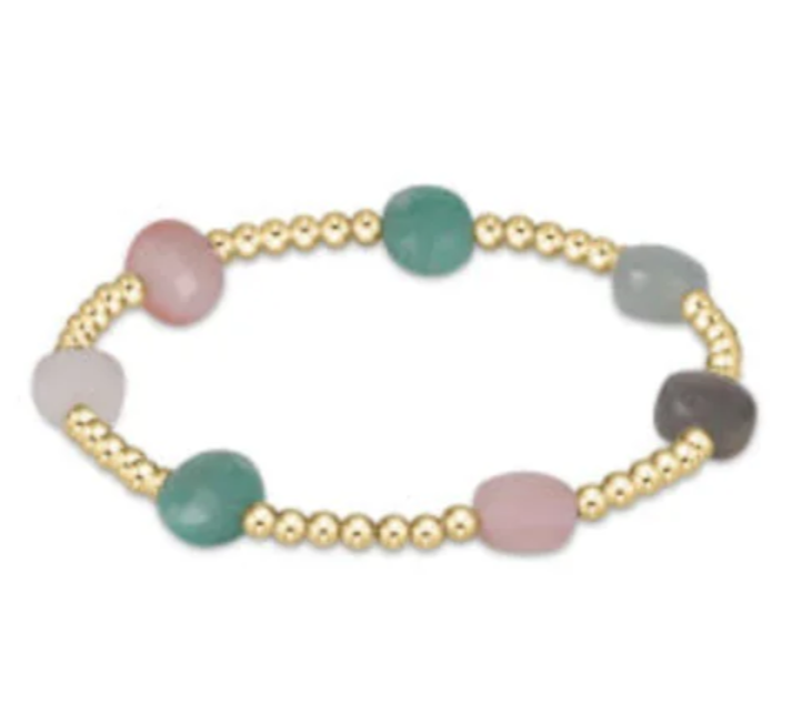 ENewton Admire Gold 3mm Bead Bracelet - Hot Mess Spring Summer - Gabrielle's Biloxi