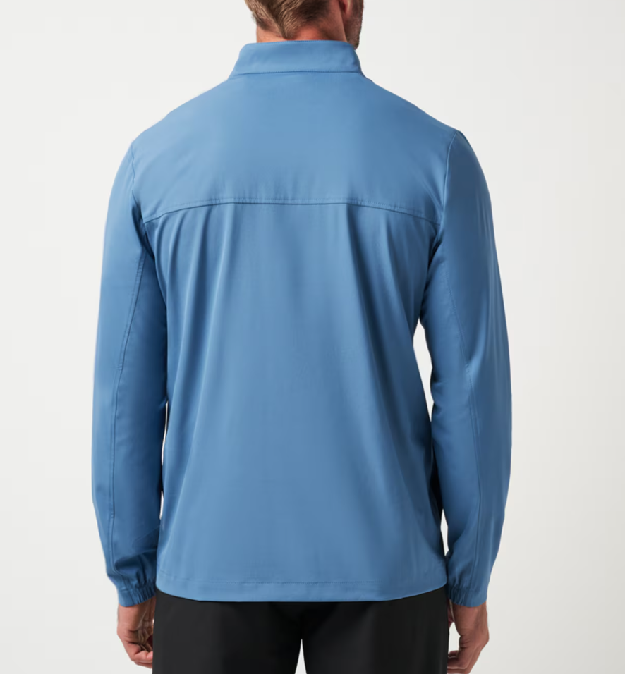 Travis Mathew Wanderlust Quarter Zip - Copen Blue - Gabrielle's Biloxi