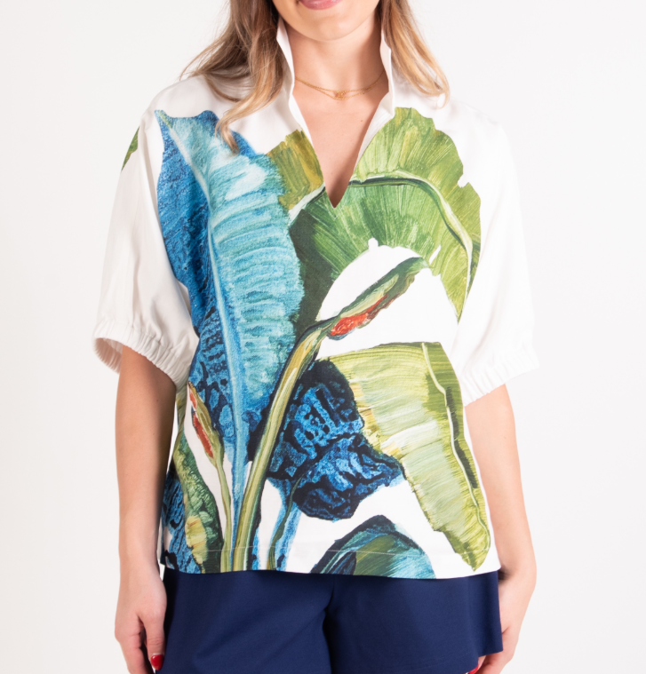 Emily McCarthy Poppy Top - Bellamy Leaves - Gabrielle's Biloxi