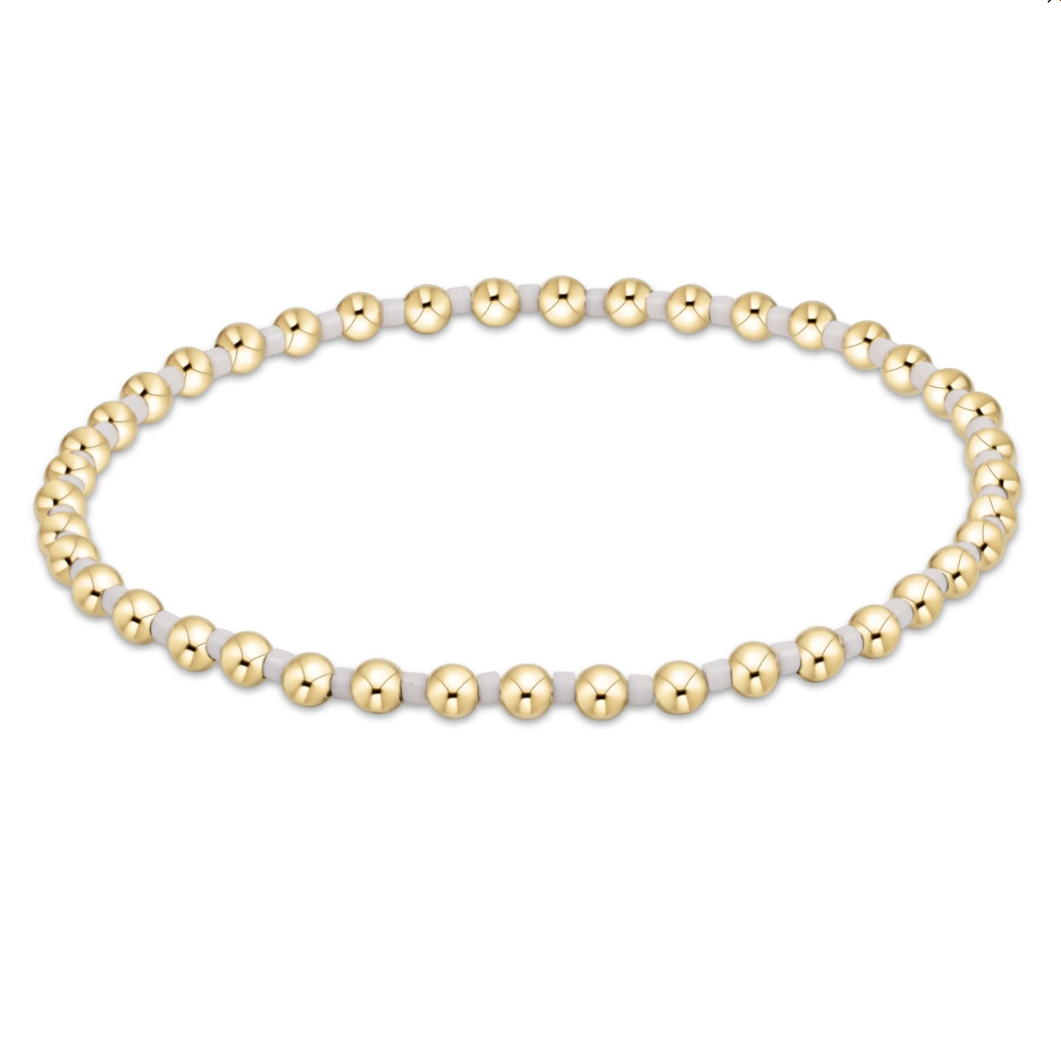 ENewton Hope Grateful Bracelet - White - Gabrielle's Biloxi