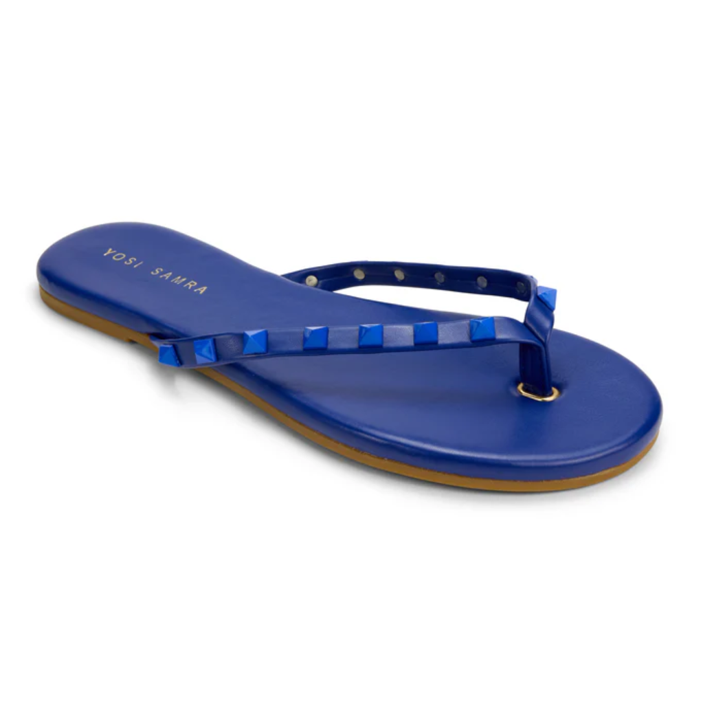 Yosi Samra Rivington Stud Flip Flop - Cobalt - Gabrielle's Biloxi