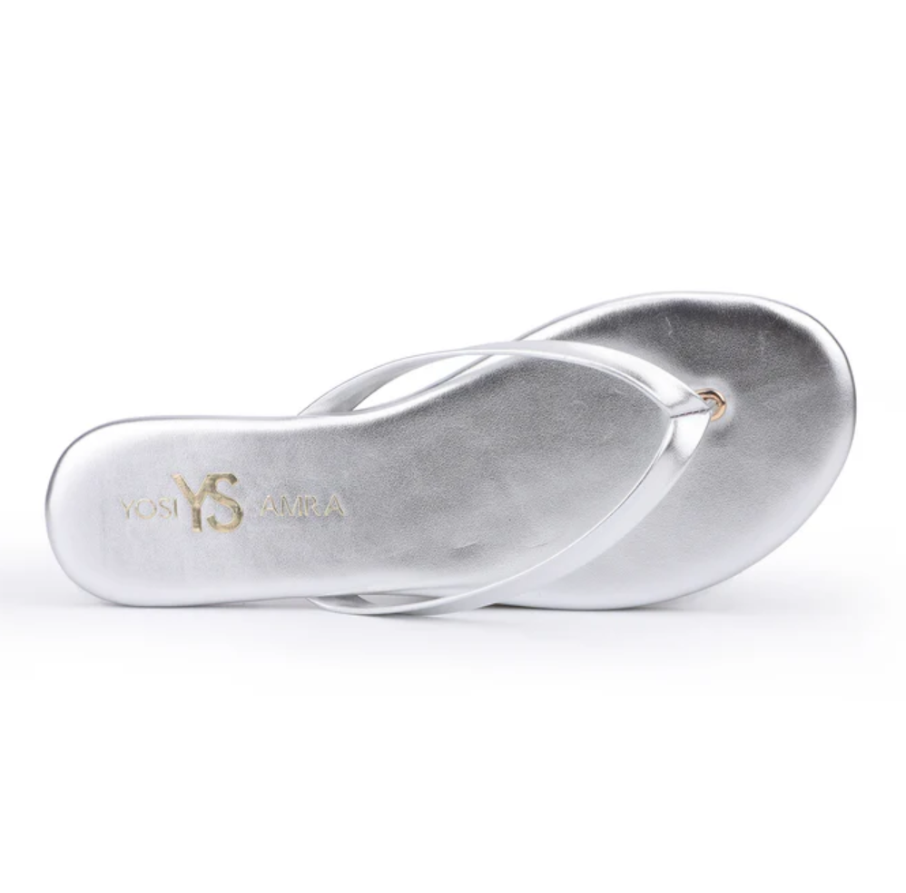 Yosi Samra Rivington Flip Flop - Metallic Silver - Gabrielle's Biloxi