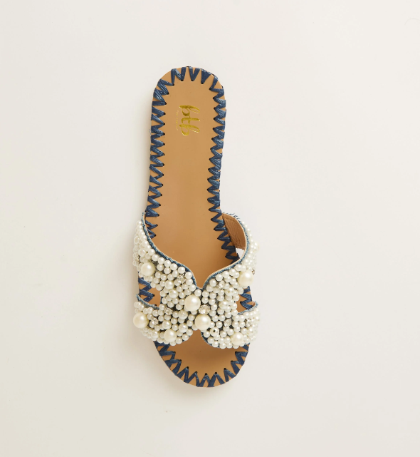 BTB Los Angeles Vela Slide - Navy - Gabrielle's Biloxi