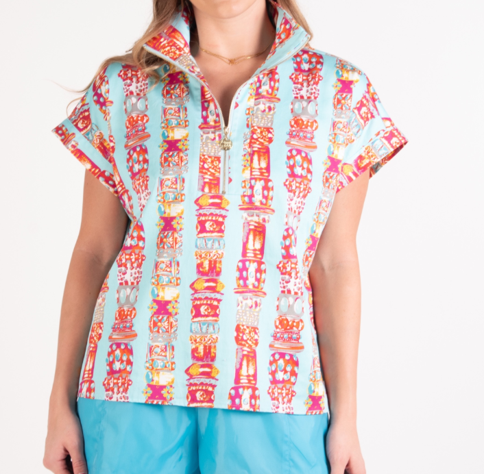 Emily McCarthy Poppy Pullover - Iconic Iris - Gabrielle's Biloxi