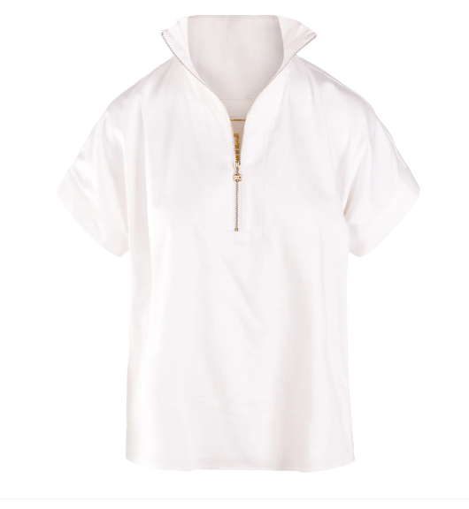 Emily McCarthy Poppy Pullover - White - Gabrielle's Biloxi