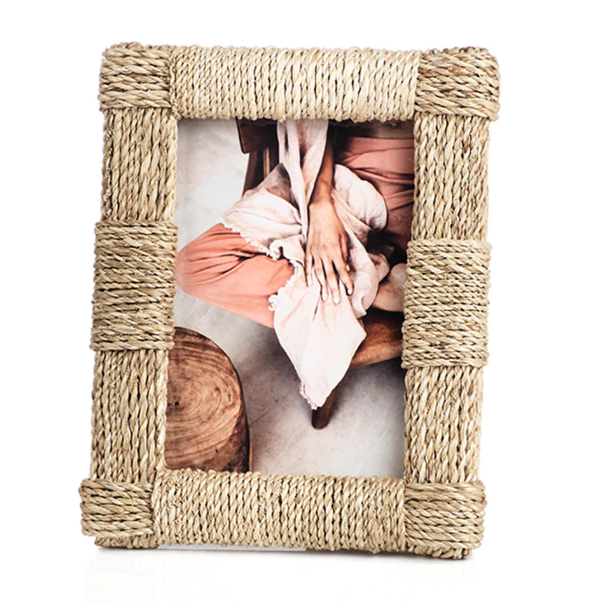 Abaca Rope Photo Frame - 5x7 - Gabrielle's Biloxi