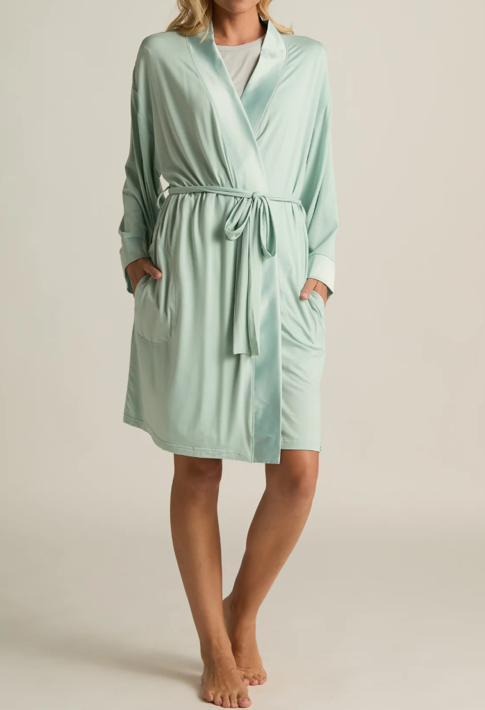 Faceplant Dreams Kimono Robe - Aqua - Gabrielle's Biloxi