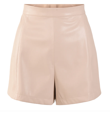 Emily McCarthy Tailored Short - Sandshell Vegan Leather - Gabrielle's Biloxi