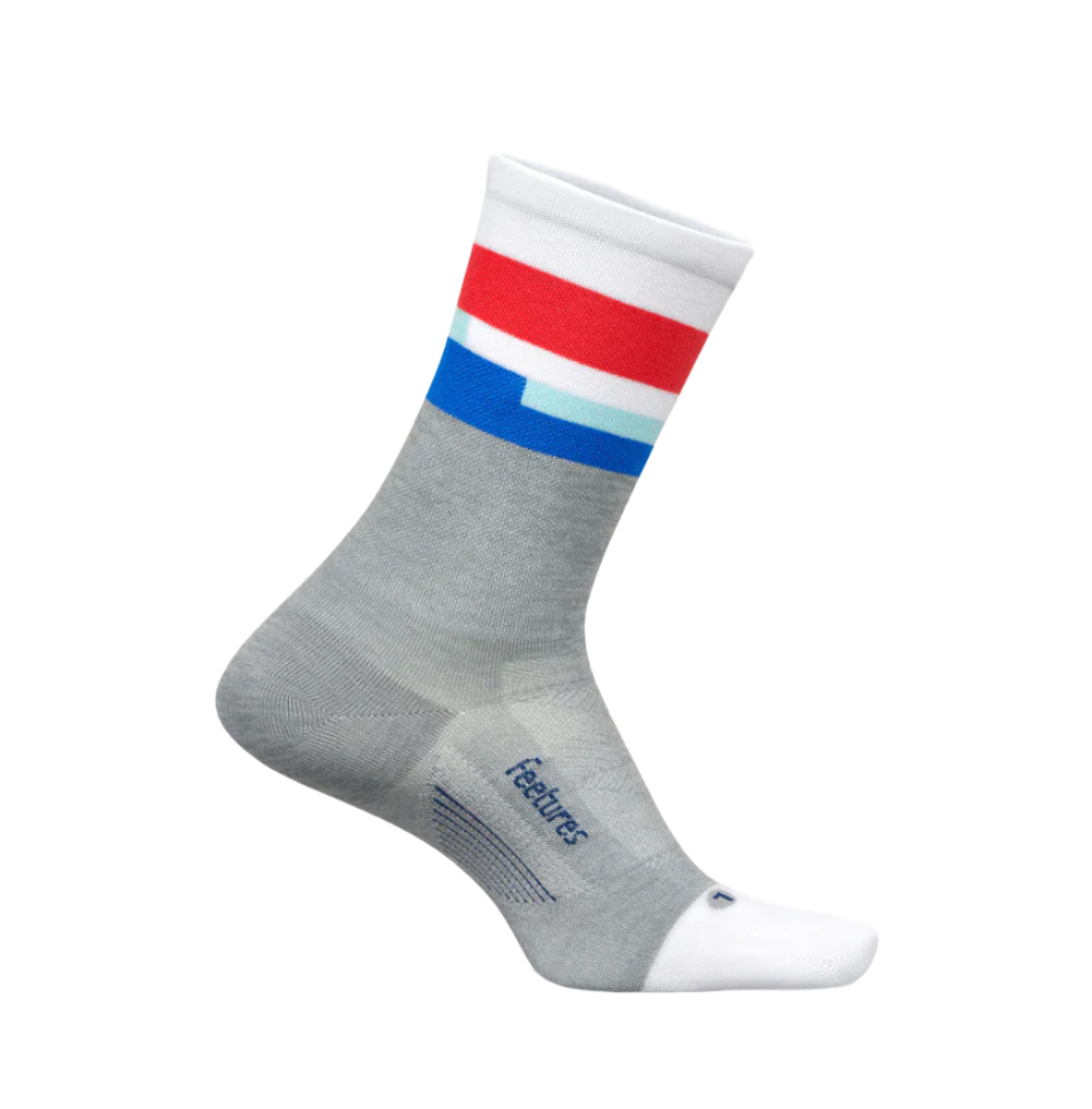 Feetures Elite Ultra Light Mini Crew - Mission Gray - Gabrielle's Biloxi
